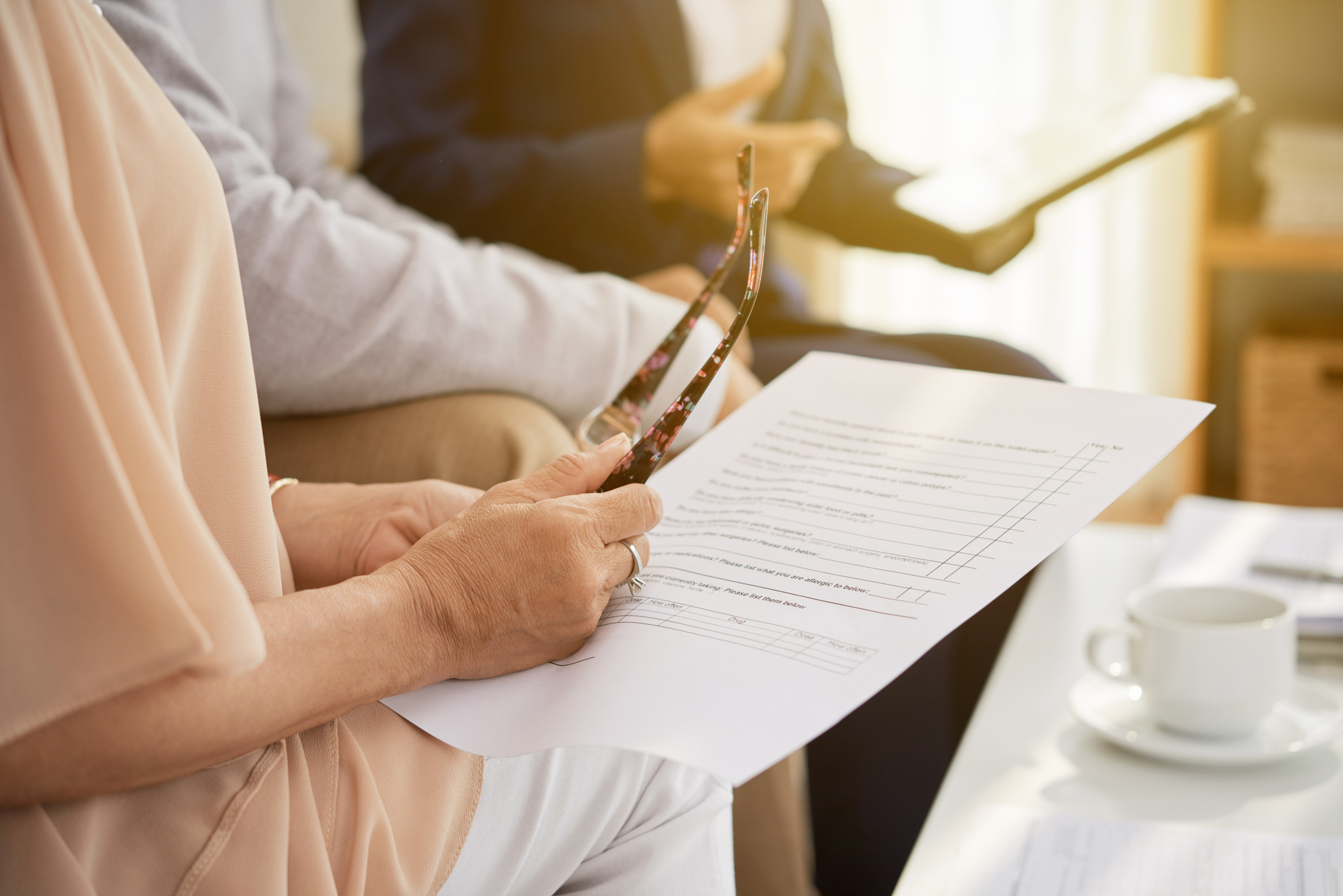 Executor of an estate locating assets